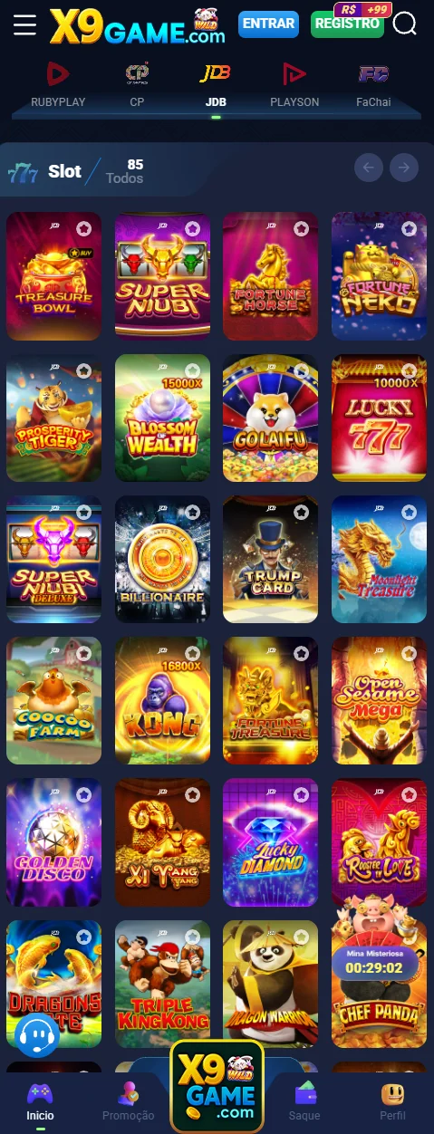 Jogos Populares com Benefícios Exclusivos